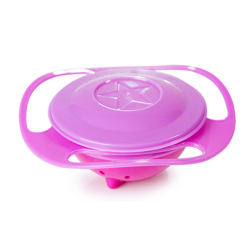 Baby Feeding Toy Bowl Dishes Kids Boy Girl Spill Proof Universal Rotate Technology Funny Gift Baby Accesories ZL1521